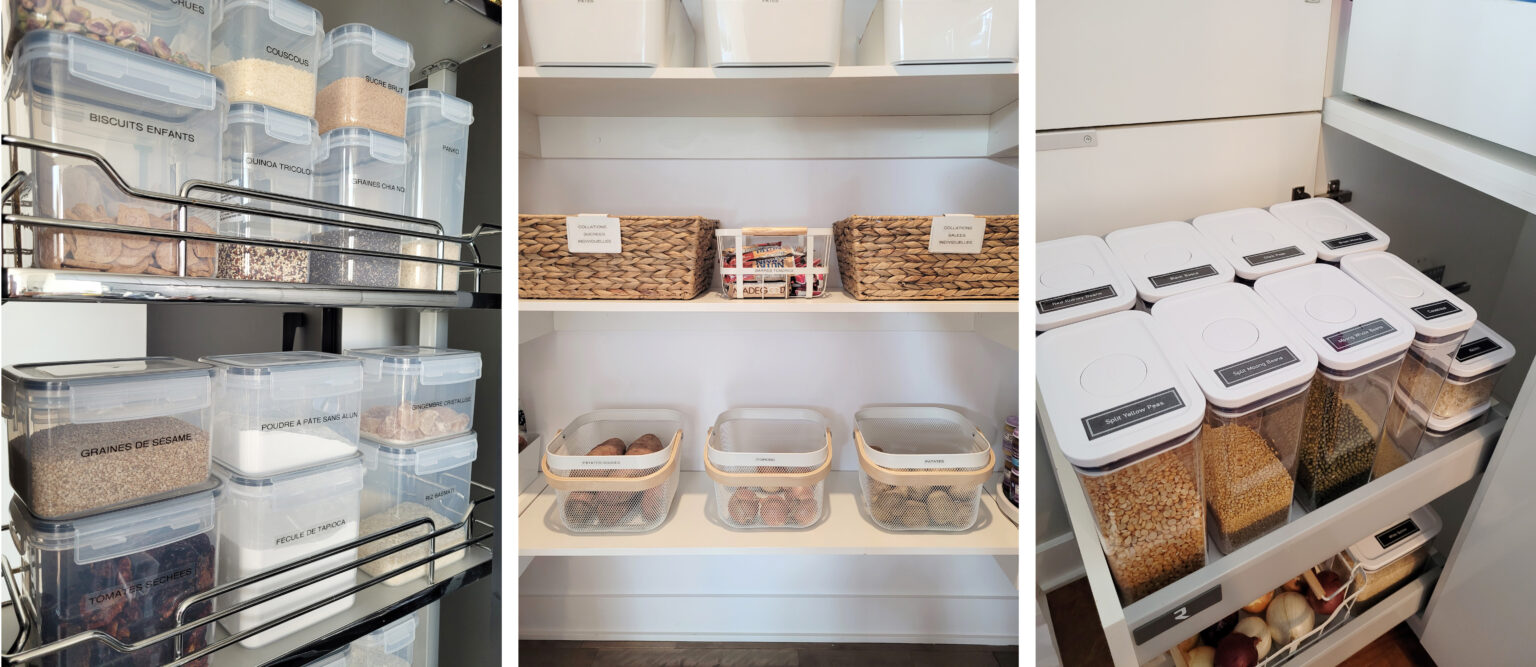 Organiser un garde-manger | Jessica Locas Designer intérieur